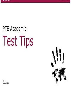 PTE Academic Test Tips